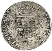 ½ Daalder "½ Philipsdaalder" - Philip II, Netherlands, 1562-1580 reverse image