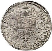Daalder "Philipsdaalder" - Philip II Bust left, Netherlands, 1563-1580 reverse image