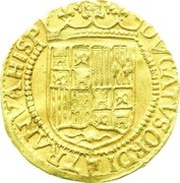 1 Ducat - Philip II Spanish type, Netherlands, 1590-1593 reverse image