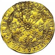 Rose noble - Philip II, Netherlands, 1580-1582 reverse image