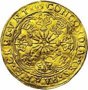 Rose noble - Philip II, Netherlands, 1582-1586 reverse image