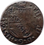 1 Duit - Philip IV Arms obverse image