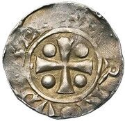 Denier - Bernold Deventer, Netherlands, 1046-1054 reverse image