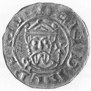 Denier - William I Groningen ; bust facing, Netherlands, 1054-1076 reverse image
