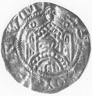 Denier - Conrad Utrecht, Netherlands, 1076-1099 reverse image