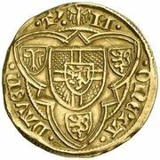 Guilder - Frederik van Blankenheim, Netherlands, 1394-1423 reverse image