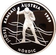 10 Diners - Joan Martí i Alanis Nordic Ski World Championships, Andorra, 1999 reverse image