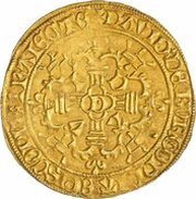 Guilder - David of Burgundy, Netherlands, 1457 reverse image