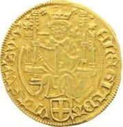Guilder - David of Burgundy, Netherlands, 1492 reverse image