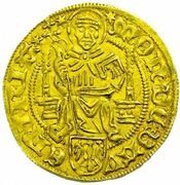 Guilder "Lebuinusgoudgulden" - In the name of Frederick III obverse image