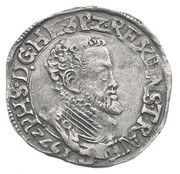 ¹⁄10 Daalder "¹⁄10 Philipsdaalder"- Philip II obverse image