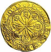 ½ Rose noble - Philip II, Netherlands, 1579 reverse image