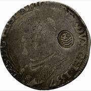 1 Daalder "Philipsdaalder" - Philip II ANG - Countermark A27.1 obverse image