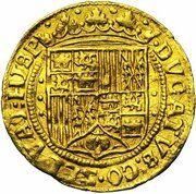 1 Ducat - Philip II Spanish type reverse image