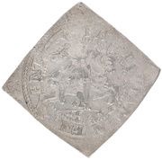 ¼ Snaphaan / 1½ Stuiver "Peerdeke" Piedfort reverse image