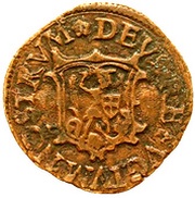 1 Duit, Netherlands, 1595-1598 reverse image
