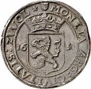 Daalder "Rijksdaalder" Piedfort - Ferdinand III, Netherlands, 1650 reverse image