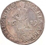 Silver Ducat Early type; lion without arrows obverse image