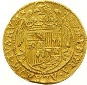 2 Ducats Spanish type, Netherlands, 1590-1600 reverse image