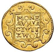1 Ducat - Ferdinand II/III Four lines reverse, Netherlands, 1633-1676 reverse image