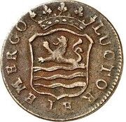 Duit - Batavian Republic Zeeland, Netherlands, 1795-1797 reverse image