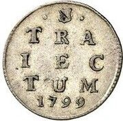 2 Stuivers - Batavian Republic Utrecht obverse image