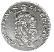½ Gulden - Batavian Republic West Friesland, Netherlands, 1796 reverse image