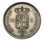 10 Stuivers - Louis Napoleon, Netherlands, 1807-1809 reverse image