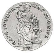 1 Gulden - Batavian Republic Utrecht, Netherlands, 1795-1799 reverse image