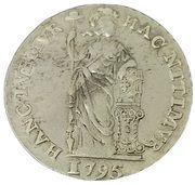 1 Gulden - Batavian Republic Holland, Netherlands, 1795-1800 reverse image