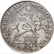 ½ Ducaton "½ Silver Rider" - Batavian Republic Utrecht obverse image