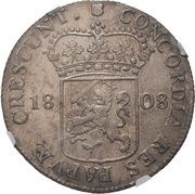 1 Ducat "Rijksdaalder" - Louis Napoleon, Netherlands, 1806-1808 reverse image