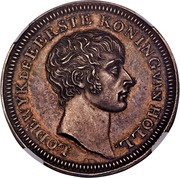 50 Stuivers - Louis Napoleon Pattern obverse image