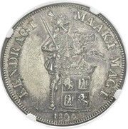 1 Rijksdaalder - Louis Napoleon Pattern, Netherlands, 1809 reverse image