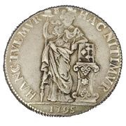 3 Gulden - Batavian Republic Utrecht, Netherlands, 1795-1796 reverse image