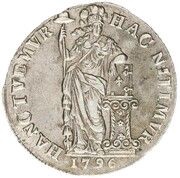 3 Gulden - Batavian Republic Holland, Netherlands, 1795-1801 reverse image