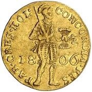 1 Ducat - Louis Napoleon Holland obverse image