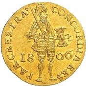 1 Ducat - Louis Napoleon Utrecht obverse image