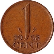 1 Cent - Juliana reverse image