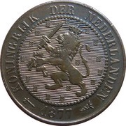 2½ Cents - Willem III / Wilhelmina obverse image