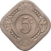 5 Cents - Wilhelmina reverse image