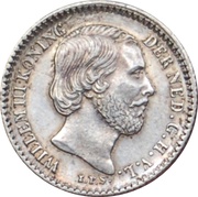 10 Cents - Willem III obverse image