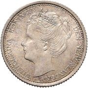 10 Cents - Wilhelmina obverse image