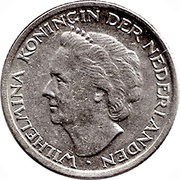 10 Cents - Wilhelmina obverse image