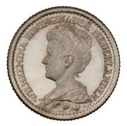 25 Cents - Wilhelmina obverse image