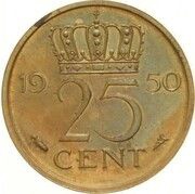 25 Cents - Juliana Pattern reverse image