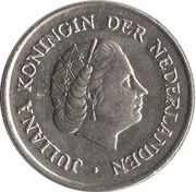 25 Cents - Juliana obverse image