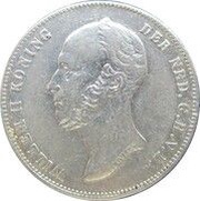 ½ Gulden - Willem II obverse image