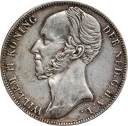 1 Gulden - Willem II obverse image