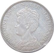 1 Gulden - Wilhelmina obverse image